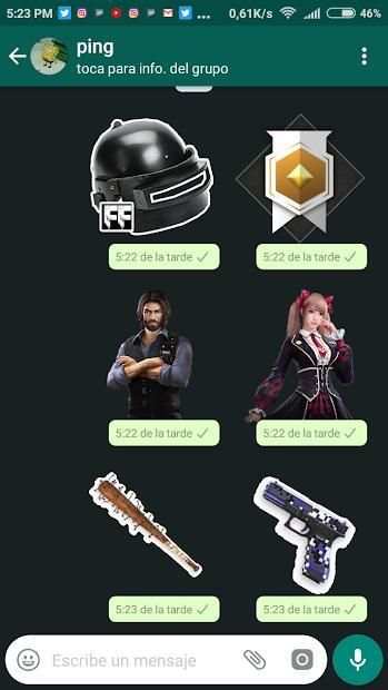 Stickers de Free Fire स्क्रीनशॉट 2