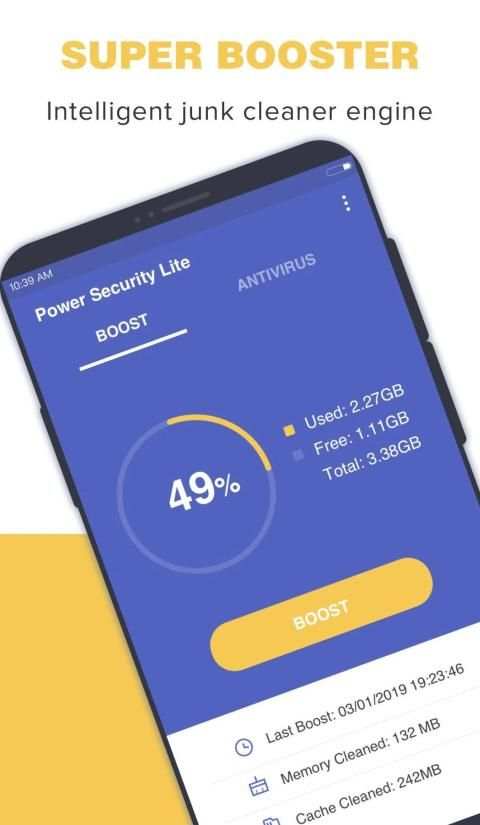 Power Security Lite screenshot 1