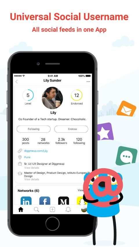 Diggmeup - Your Social Identity. Redefined. screenshot 5