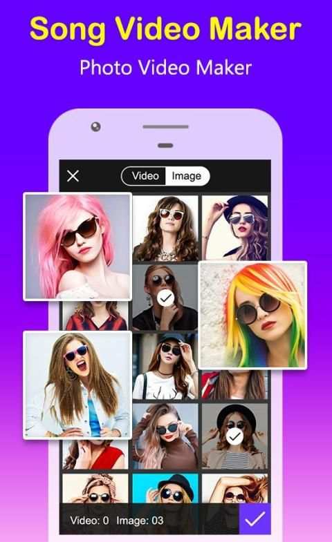 Song Video Maker - Photo Video Maker screenshot 1