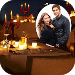 Candle Light Dinner Photo Frame أيقونة