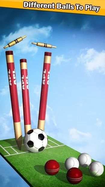 Top Cricket Ball Slope Game स्क्रीनशॉट 1