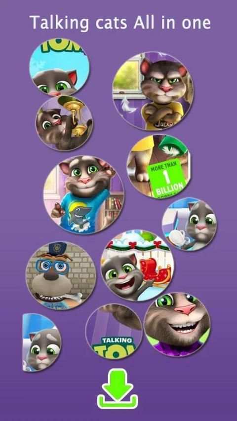 Talking Cats Games All-in-one screenshot 2