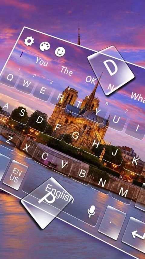 Notre Dame Paris Keyboard स्क्रीनशॉट 2