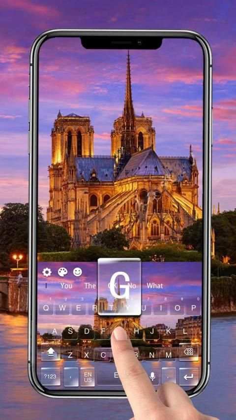 Notre Dame Paris Keyboard स्क्रीनशॉट 3