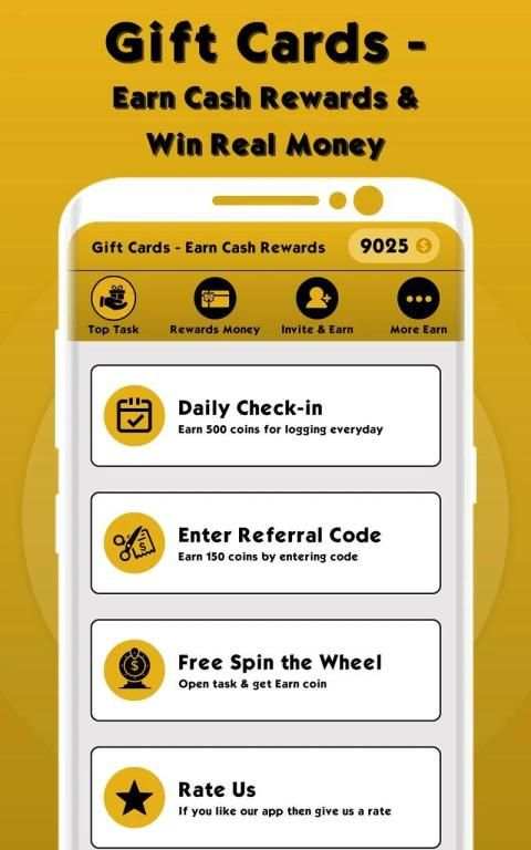 Gift Cards - Earn Cash Rewards & Win Real Money 5 تصوير الشاشة