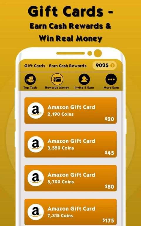 Gift Cards - Earn Cash Rewards & Win Real Money 1 تصوير الشاشة