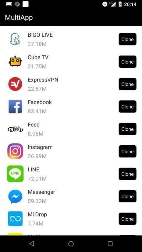 MultiApp(Clone Apps&Games) 3 تصوير الشاشة