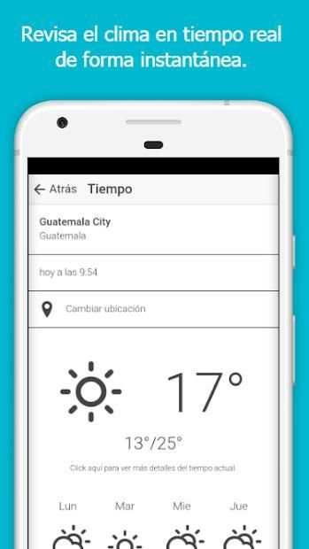 clima de guatemala screenshot 1
