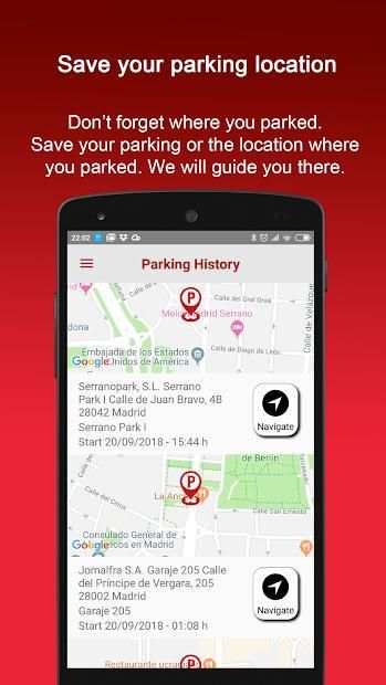LetMePark App screenshot 1