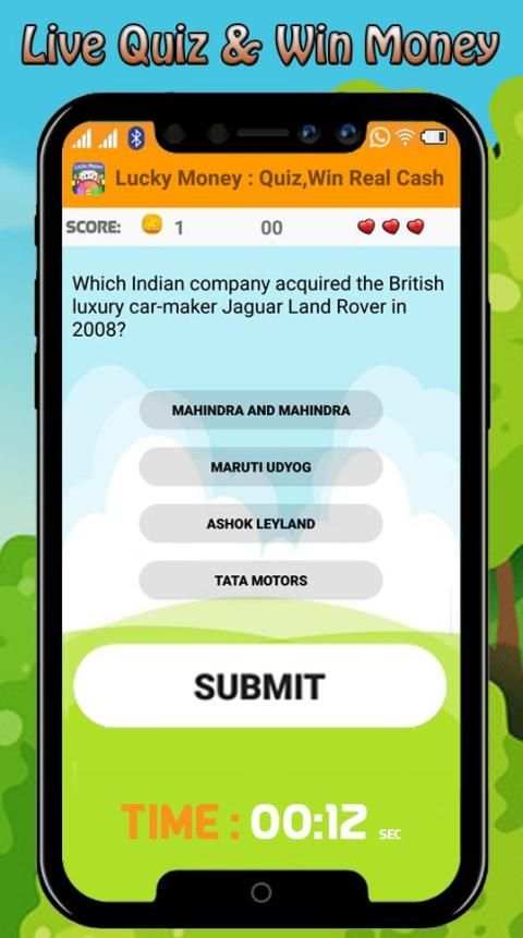Lucky Money : Trivia, Live Quiz скриншот 1
