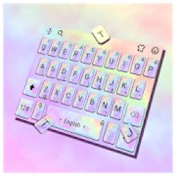 pastel color laser keyboard theme 6.5.22.2019