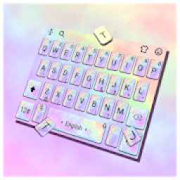 ikon Pastel Rainbow Color Keyboard Theme