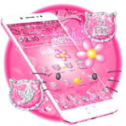 Lovely Pink Kitty Diamond Theme*