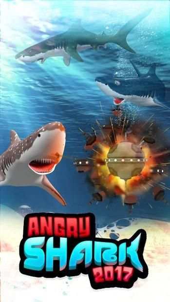 Angry Shark 2017 : Simulator Game screenshot 2