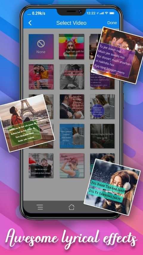 Marathi Lyrical Video Songs Status Maker स्क्रीनशॉट 5