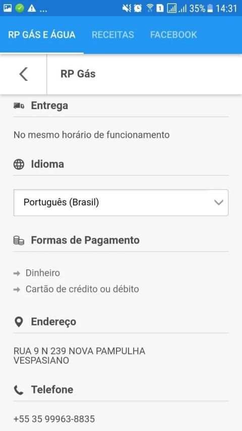 RP Gás e Água screenshot 1
