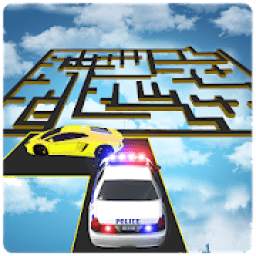 99% Impossible Tracks Police Car Chase: Maze Derby