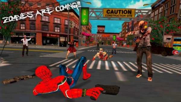 Spider Hero Amazing Zombie Shooting screenshot 2