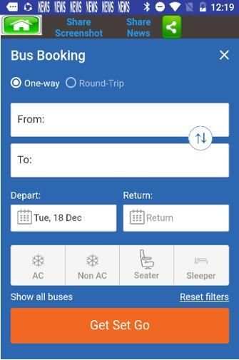 Bus Booking App - All Bus Ticket Online Booking स्क्रीनशॉट 8