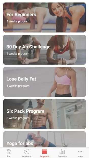 Total Abs Program - Get Flat Abs Fast स्क्रीनशॉट 1
