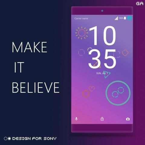 MBE XPERIA Theme | LOVE *Tema SONY Xperia screenshot 3