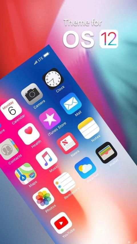 Launcher OS 12 - Phone X Themes screenshot 5