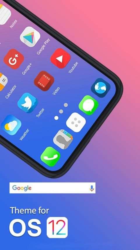 Launcher OS 12 - Phone X Themes screenshot 3