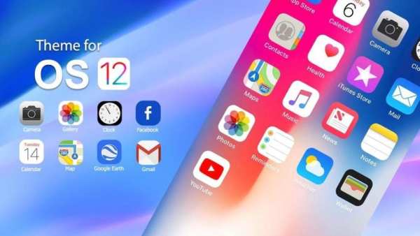 Launcher OS 12 - Phone X Themes screenshot 4