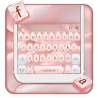 Stylish Rose Gold Keyboard Theme