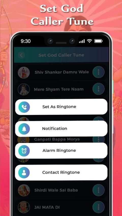 Set God Caller Tune Song screenshot 1