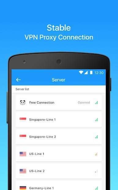 Panda VPN Free screenshot 1