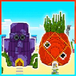 ikon Bikini Bob maps for MCPE