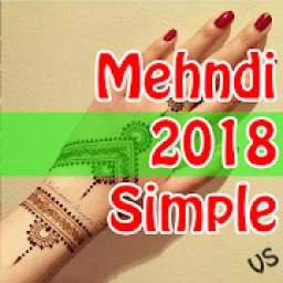 Simple Mehndi Designs 2018