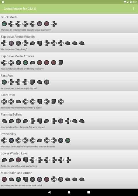 Cheat Reader for GTA 5 screenshot 3