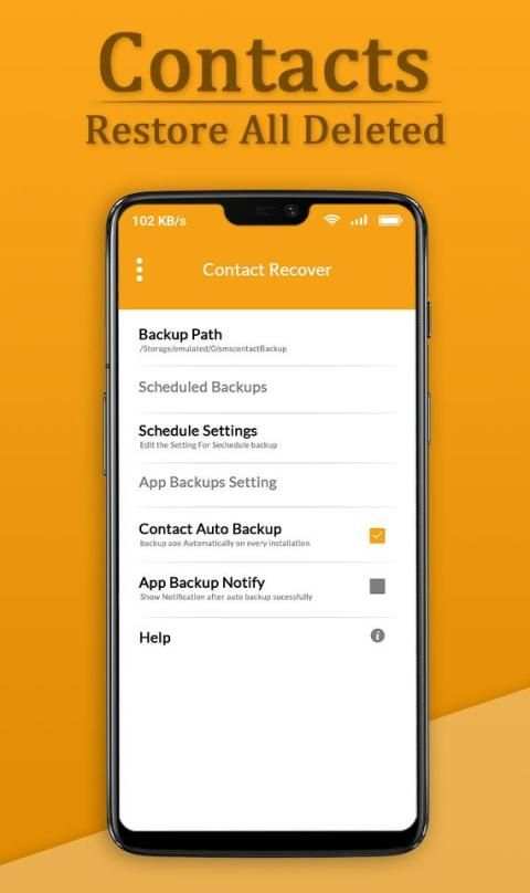 Recover All Deleted Contacts स्क्रीनशॉट 1