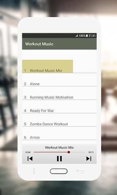 Workout Music Offline स्क्रीनशॉट 3
