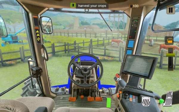 New Tractor Farming Simulator 2019: Sim petani screenshot 21