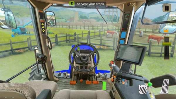 New Tractor Farming Simulator 2019: Sim petani screenshot 7
