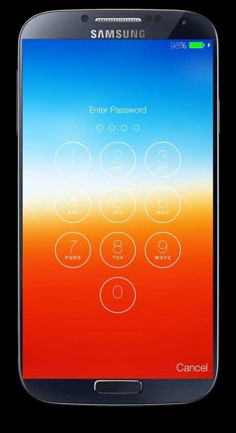 Phone8 Screen Lock screenshot 1