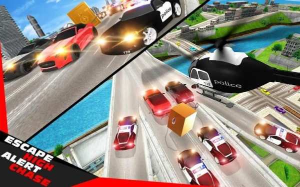 Chained Car Racing Robbery Crime City Simulator screenshot 1
