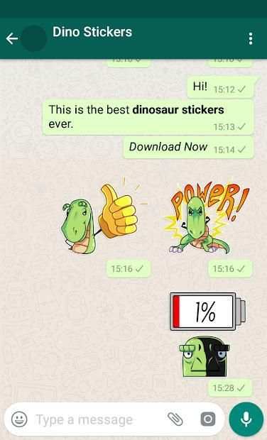 New WAStickerApps - Dinosaur Stickers For Chat screenshot 1