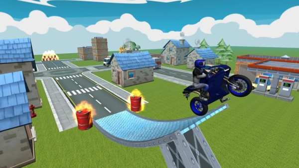 Impossible Stunts Bike Rider - Bike Racing Games स्क्रीनशॉट 3