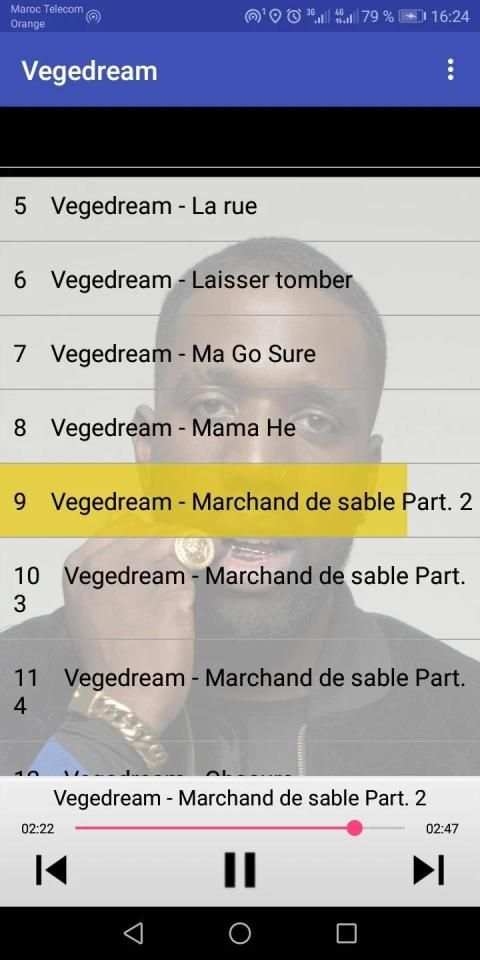 Vegedream Chansons screenshot 2