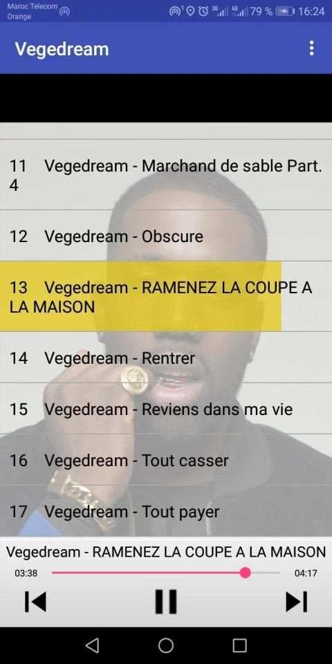 Vegedream Chansons screenshot 1