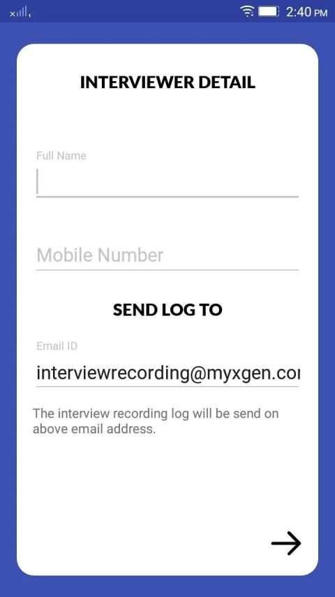 Interview Recording स्क्रीनशॉट 4