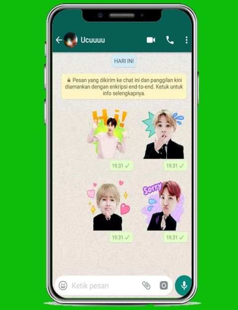 KPOP Sticker Apps - Smileys Whatsapp screenshot 1