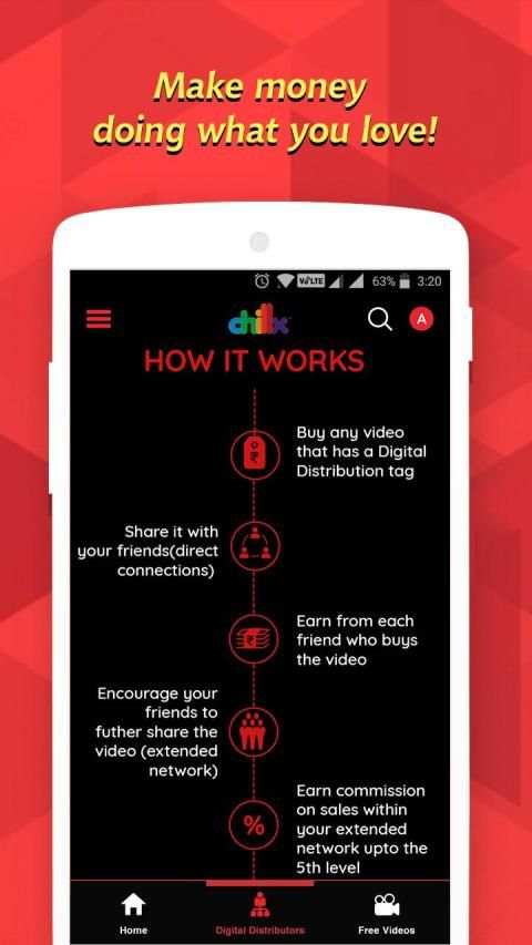 Chillx - Videos, Friends, Social, Share, Earn screenshot 3