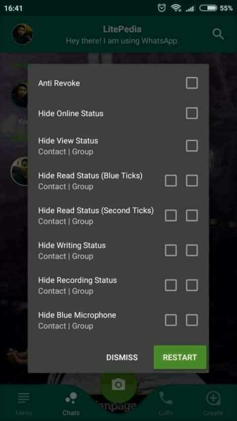 WA Gb Transparan Delta Black screenshot 3