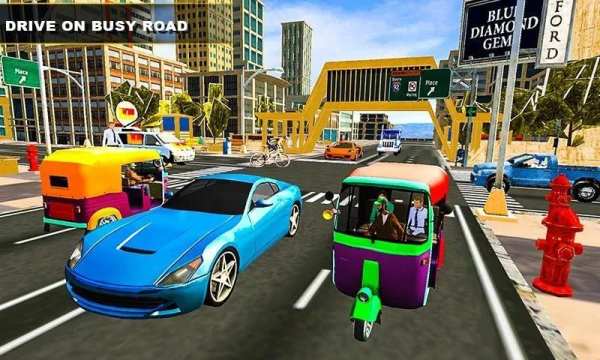 Tuk Tuk Rickshaw Driving Simulator screenshot 11